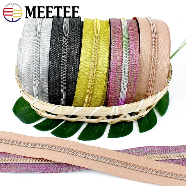 1/2/3Meters 5# Sewing Zipper Tape Bag Garment Nylon Zipper By The Meter  Purse Coil Plastic Zipper Repair Kit DIY Accessories - AliExpress