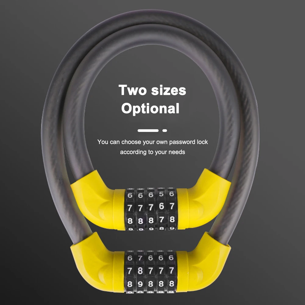 Steel Bike Combination Lock for Cycling Security