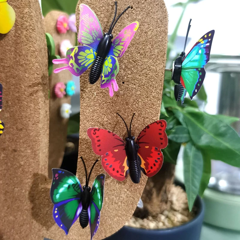 

20pcs Beautiful Butterfly Shape Pin Push Pins Thumbtacks Decor Tacks Pin Cork Board DIY Office Stationery Fixed Photo Wall Nail