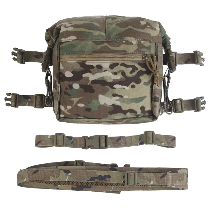 Expander Kit MOLLE Large Roll Pouch Padded X Harness Outdoor Camping Chest Rig Accessories Alpha Expansion Pack 3