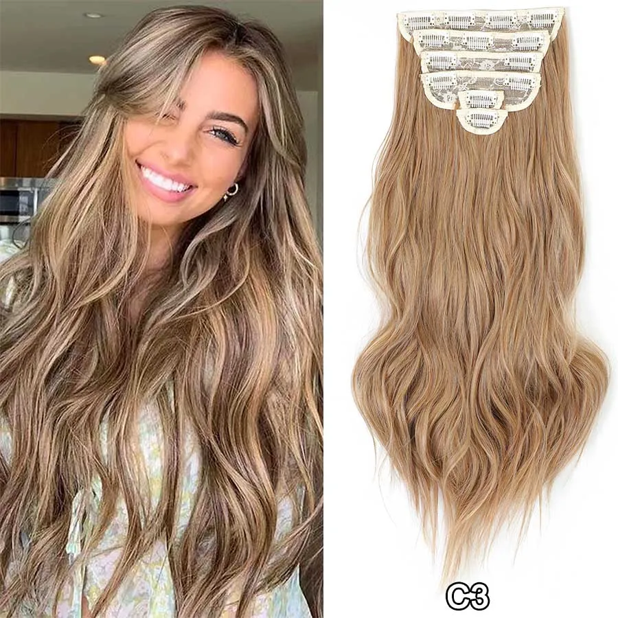 Extensões de cabelo para Meninas 20 polegadas