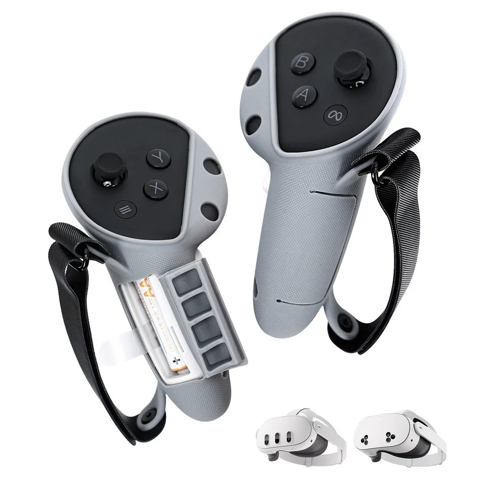Silicone Controller Grips Cover for Meta Quest 3