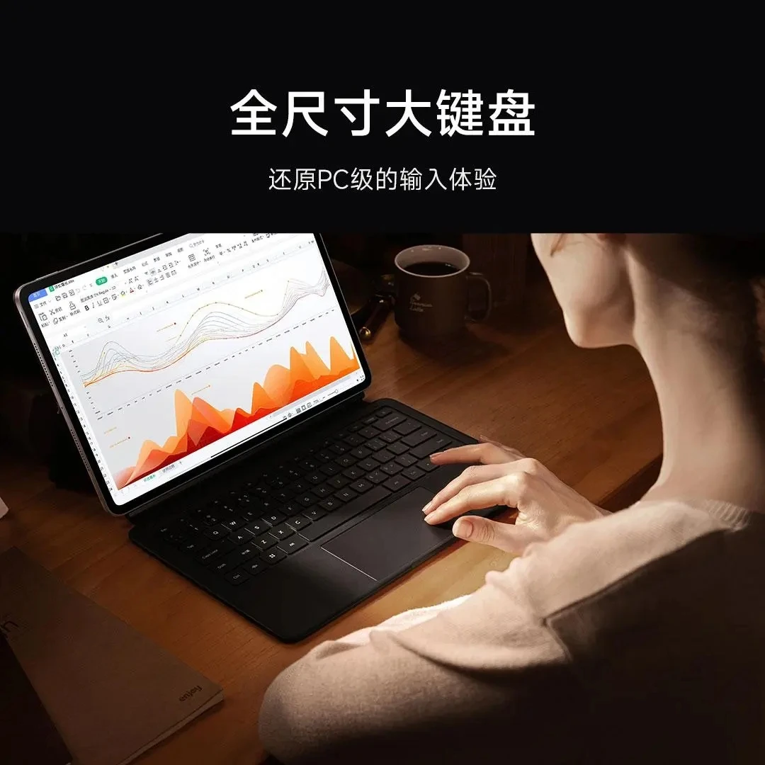 Original Xiaomi Pad 6 Max 14 Smart Touch Tablet Keyboard Cases For MI PAD 6 MAX 14" bluetooth connection