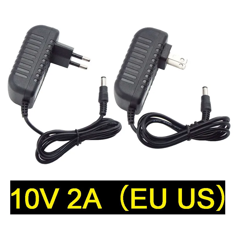 

10V 2A 2000ma AC 100-240V to DC 10V 2A Adapter Power Supply Converter charger switchSwitching Power Supplies for LED Light Q1