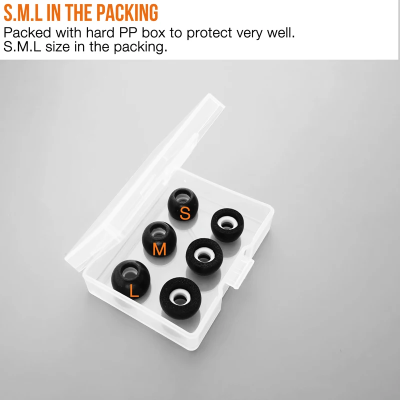 TENNMAK Memory Foam Eartips Replacement for Skullcandy Mod
