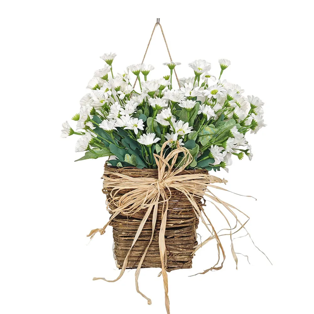 

Hanging Basket Spring Accessories Table Baskets Yard Bedroom Decoration Decorative Decors Flower Hanging Basket