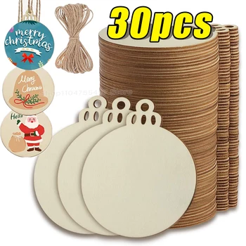 Wooden Christmas Ornament Blanks 1