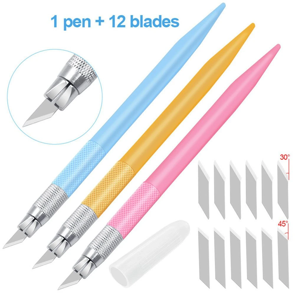 Vooruitgaan adopteren Voor type Blade Metalen Handvat Scalpel Mes Hout Papier Cutter Craft Pen Graveren  Snijden Levert Diy Briefpapier Mes| | - AliExpress