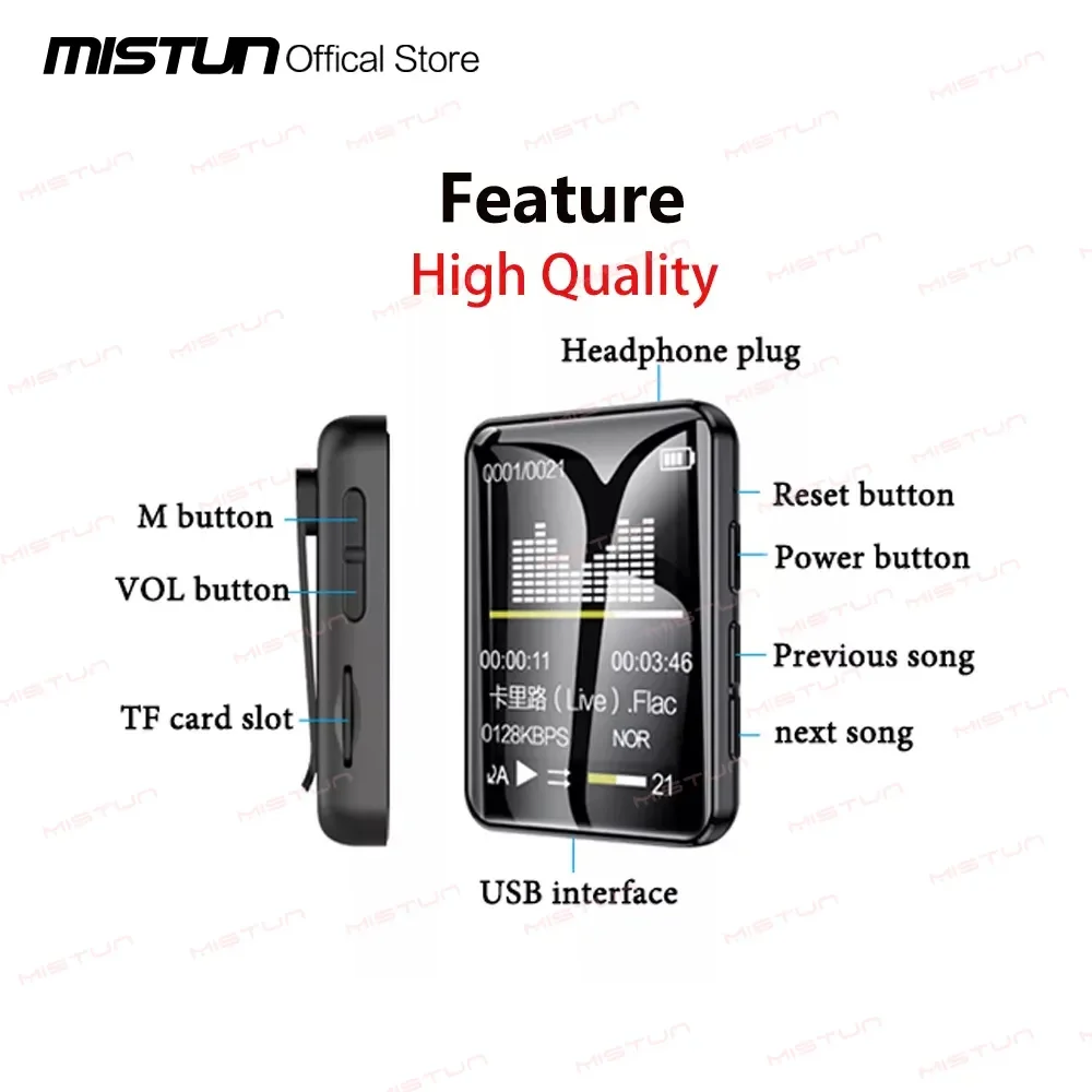 ޴ MP4 MP3 ÷̾, ǰ ü ȭ,  HiFi ս , MP4  ÷̾, л  ޴  ũ, 2022