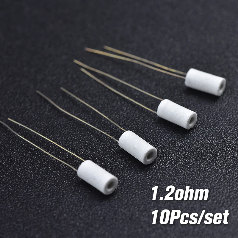DIY 재건 세라믹 가열 코어 코일, 1.2ohm 히터 코일, DIY 가열 와이어 도구, 10 개