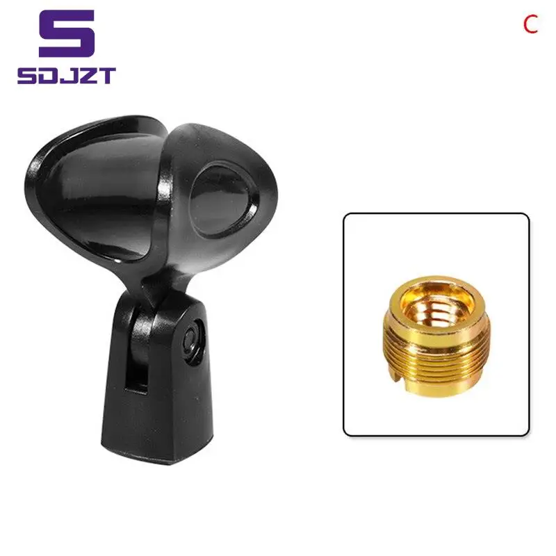 Microphone Clip Wireless Microphone Cantilever Shock-proof Bracket Clip Universal Holder Female Nut Adapter microphone adapter,microphone clip holder