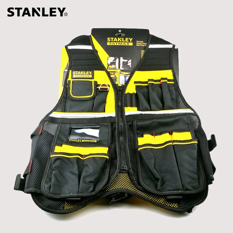 StanleyFatmaxFMST530201MultiPocketToolVestHolderReflective