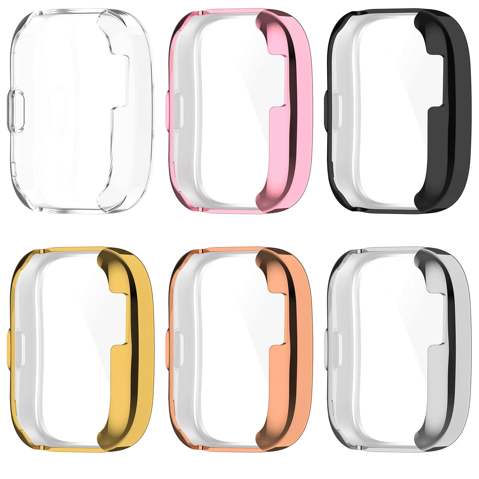 Full Cover Protective Case Soft TPU Screen Protector for Huami Amazfit Bip 5 Bip 3/3 Pro Smart Watchband Accessories watch screen protector case watch screen protector apple watch screen protector case watch case watch protective case watch protective cover bumper protective case