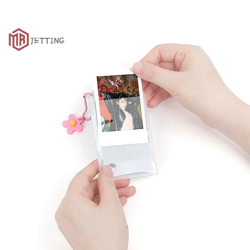 5 개/대 3 인치 필름 투명 사진 보관함 Fujifilm Instax Mini 12/11/9/8/7 용 스트랩이있는 인스턴트 카메라 사진 케이스