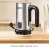 HiBREW 4 in 1 Milk Frother Frothing Foamer Fully automatic Milk Warmer Cold/Hot Latte Cappuccino Chocolate Protein powder M3A 6