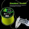 PROBEROS 500m Rock Fishing Line 1.2#-8.0# Super Strong Monofilament Nylon Fly Line Rainbow Wire Bionic Invisible Spot Rope Pesca 4