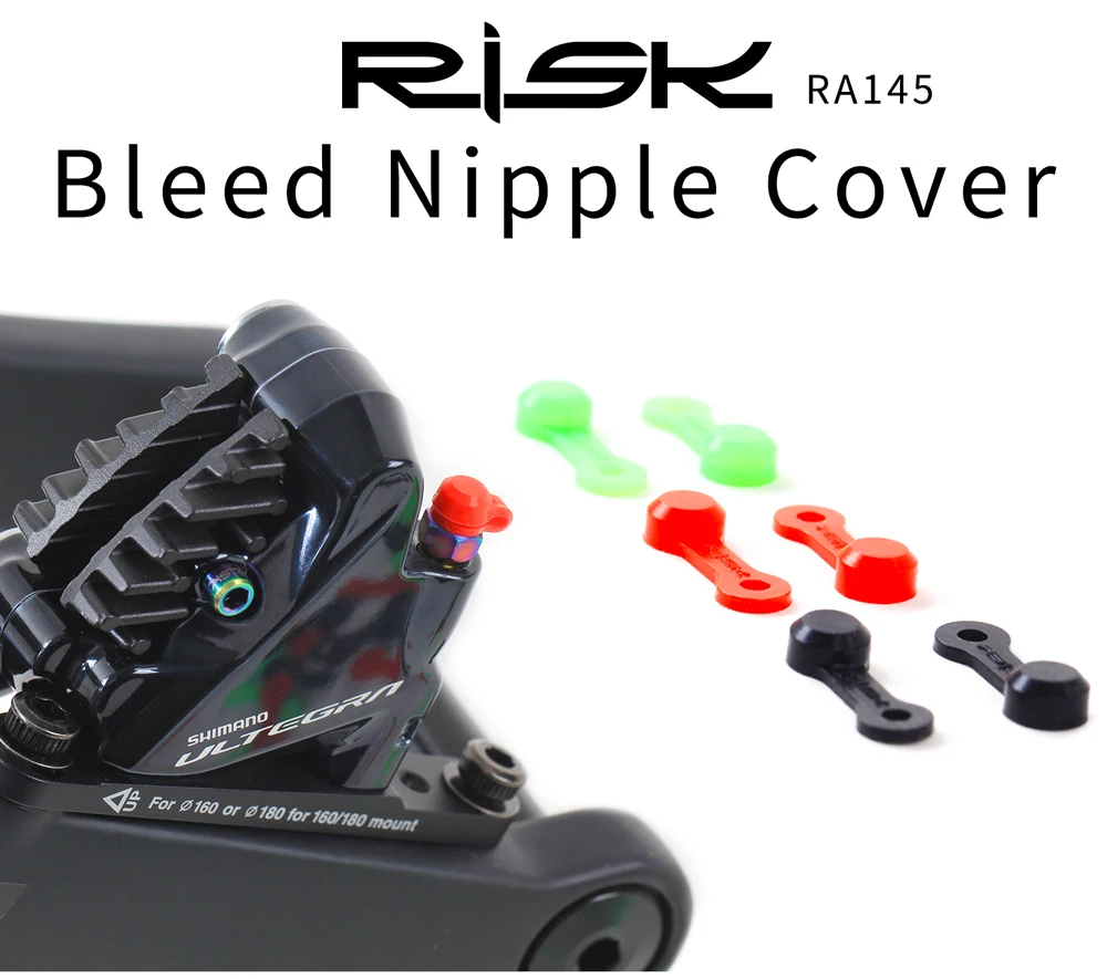 RISIKO Silica Gel MTB Bike Entlüftungs Nippel Abdeckung Staub Kappe Mountainbike Öl Nippel Set Für XT Öl Disc Bremse Klemme Zubehör – Detail 1