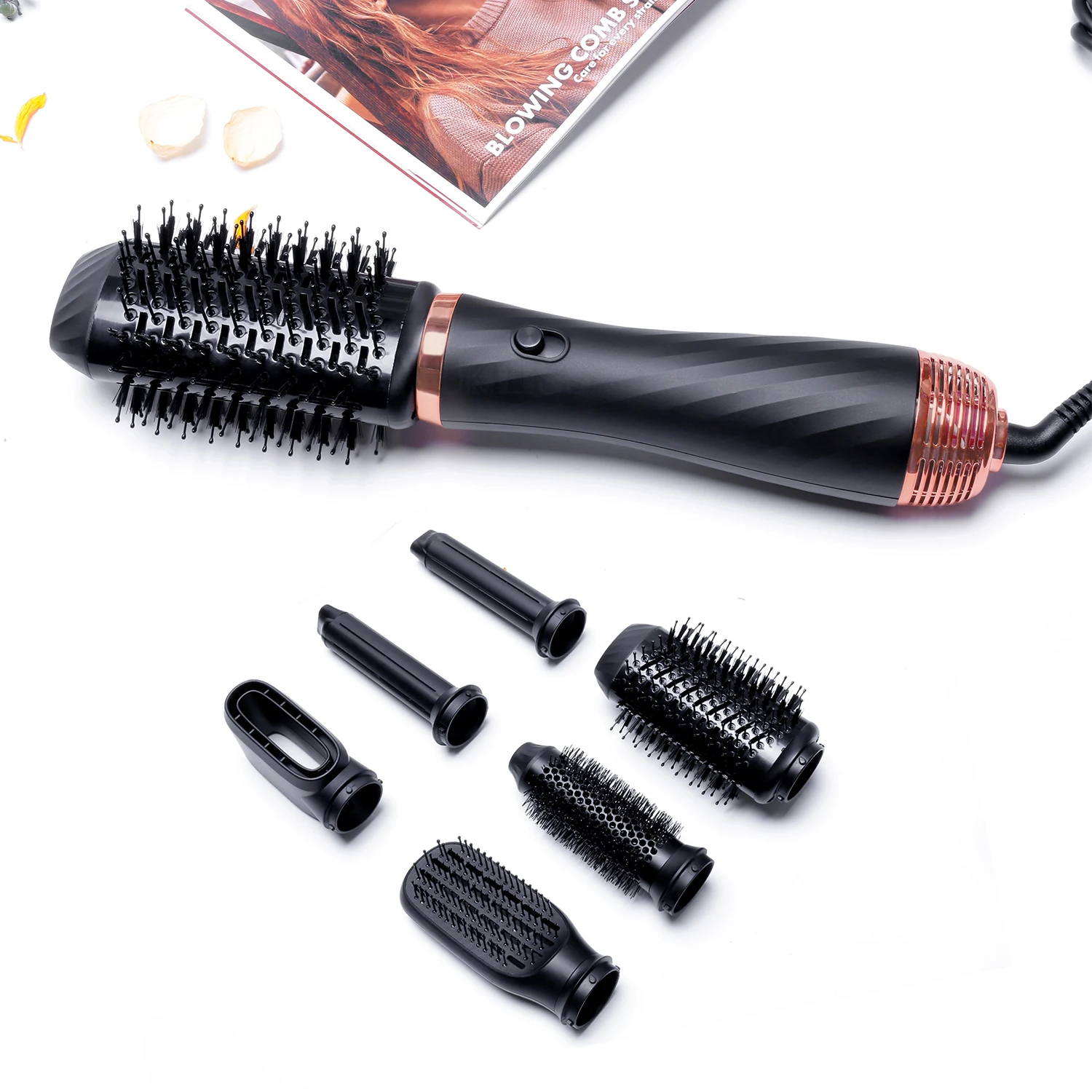 Hot Comb Set, Styling Tool, encrespador e