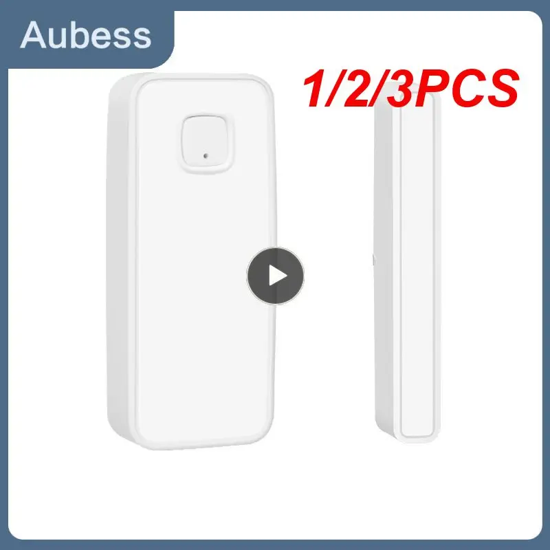 

1/2/3PCS Automatic Alarm Tuya Monitoring Reminder Door Magnetic Sensor Hygrometer Controller Smart Home 2 In 1 Indoor