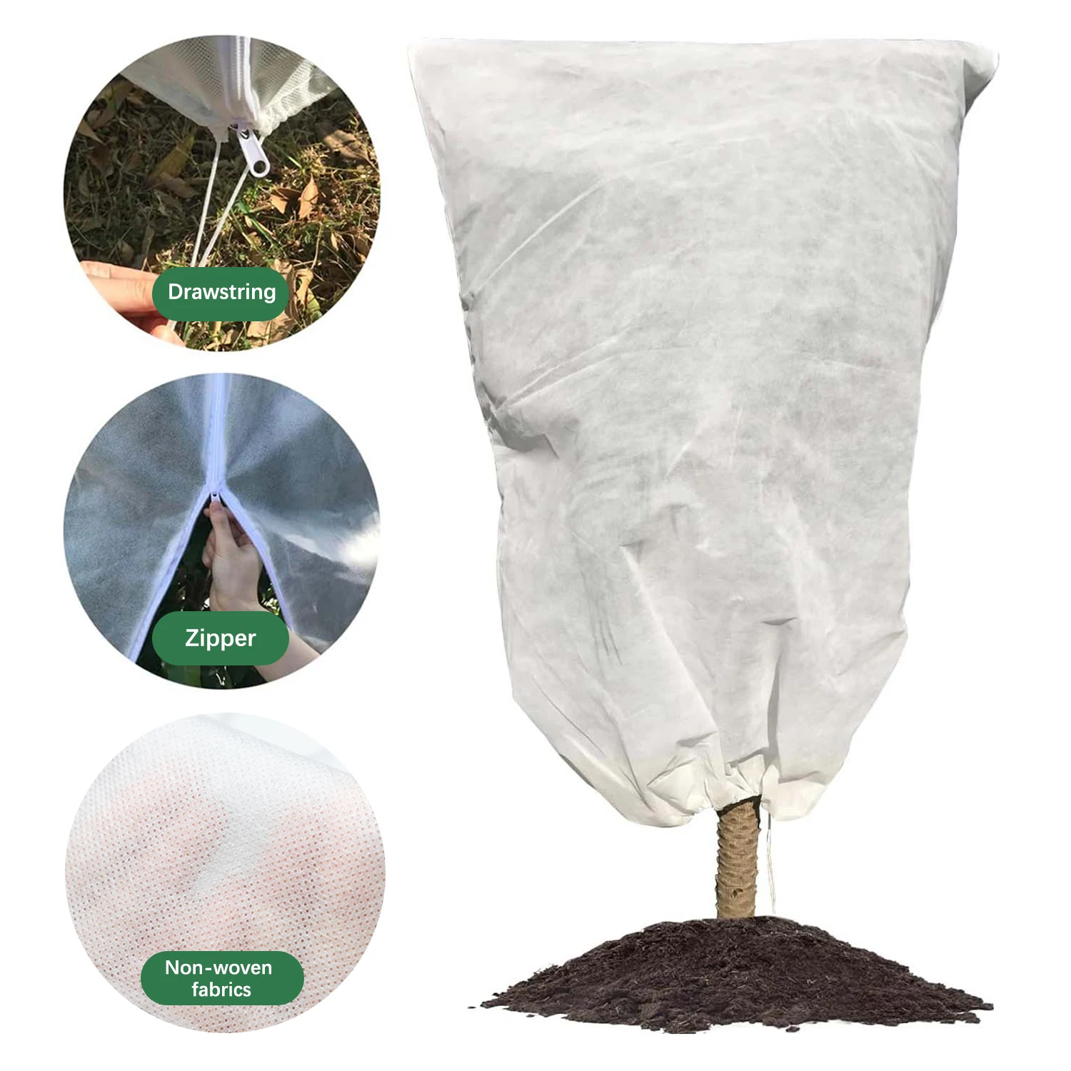 Agfabric Couverture Flottante Chaude Pour Rangée De 34 G, 3 X 30 M, Style Rouleau Pour La Protection Contre Le Gel, Les Intempéries Et La Germination Des Graines, Blanc