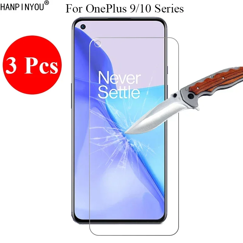 3 Pz/Lotto 9H 2.5D Proteggi Schermo In Vetro Temperato Per One Plus Ace 2V Racing 10R 9 9R Pro Protect Film Guard + Clean Tools