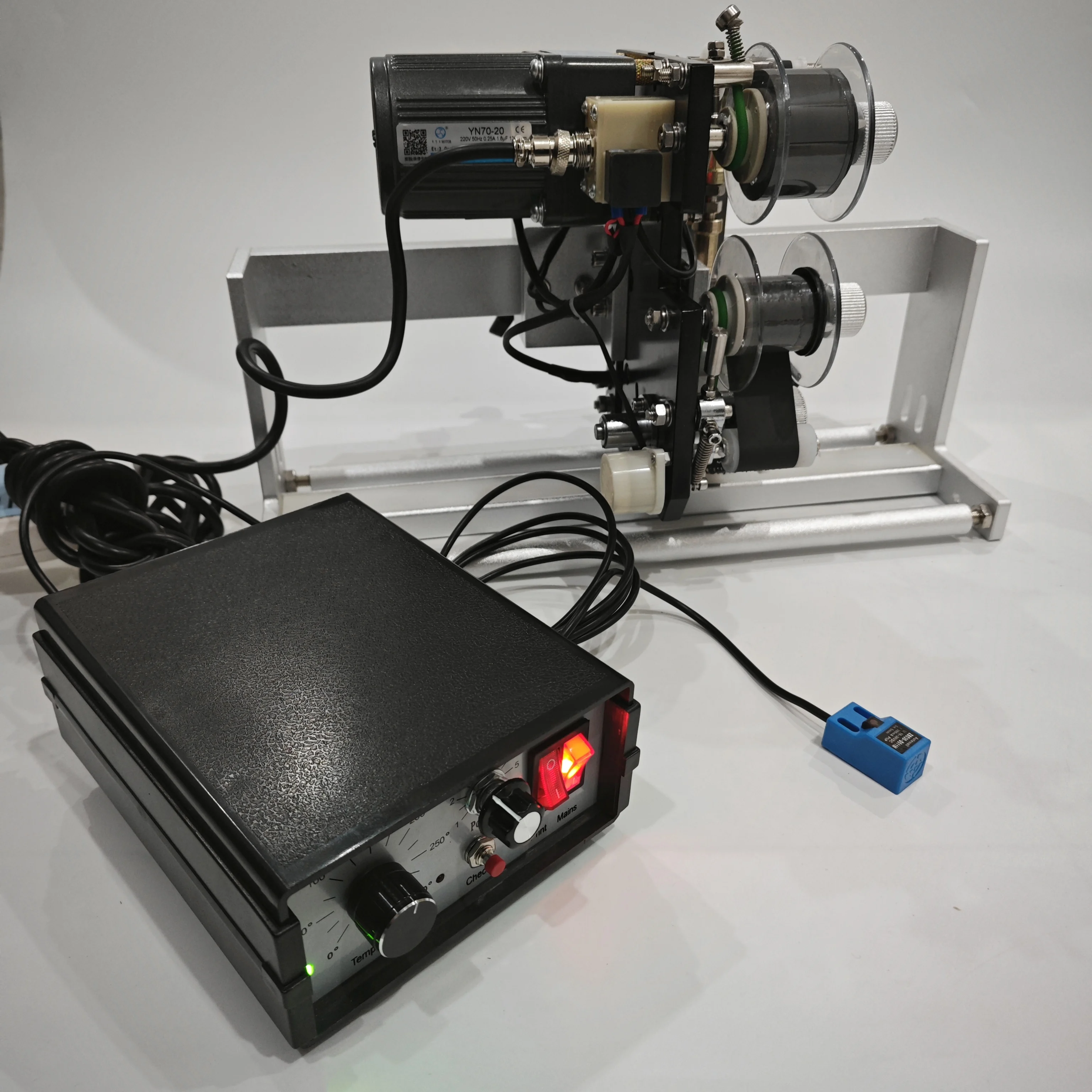 HP-241G Automatic Thermal Transfer Ribbon Coding Machine 110V/220V | Electric Date Batch Code Printer for Packaging Bags detail image 14