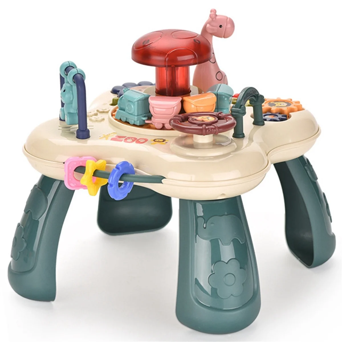 Baby Activities Table Baby Activities Center Educational Table Games for Babies Age Puzzle Shape Sensory Toys