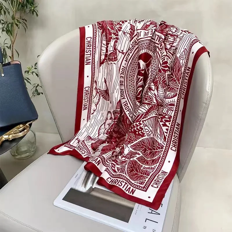 Рисунок 3 - Атласный шелковый шарф 90 см