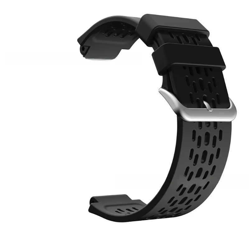 Breathable Sport Silicone Replacement Watch Band, 24mm