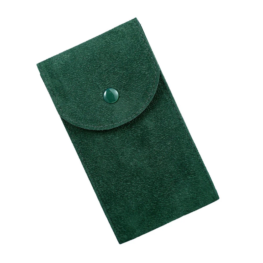 

Watch Pouch Travel Case Storage Organizer Portable Jewelry Box Men Roll Single Velvet Holder Pocket Mens Protection Bracelet