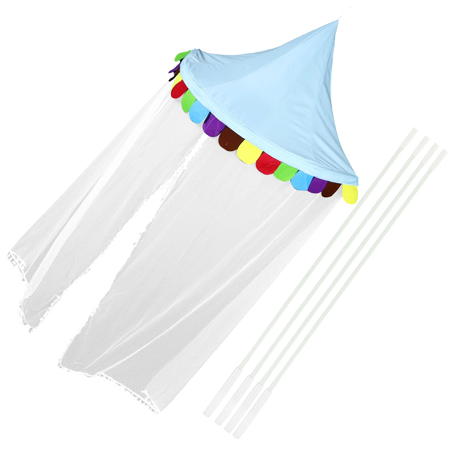 

Bed Canopy for Children Toddler Bed Crib Mosquito Net Half-Round Dome Tent