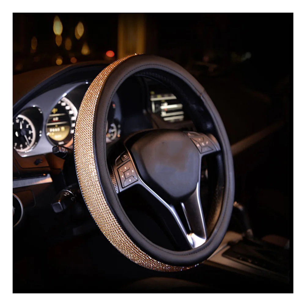 

Чехол на руль автомобиля, чехол из искусственной кожи, с защитой от скольжения, для зимы, осени, холодной погоды
