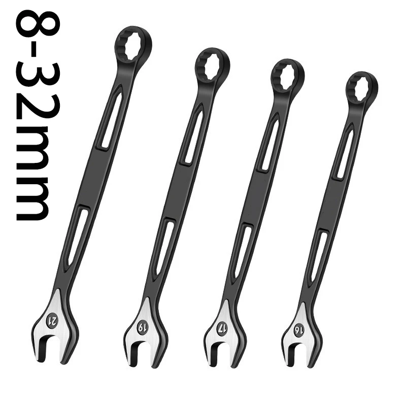 8mm-32mm Ratchet Wrench Dual-purpose Metric Setdouble Offset Ring Spanner Universal Spanner For Car Repair Hand Tool