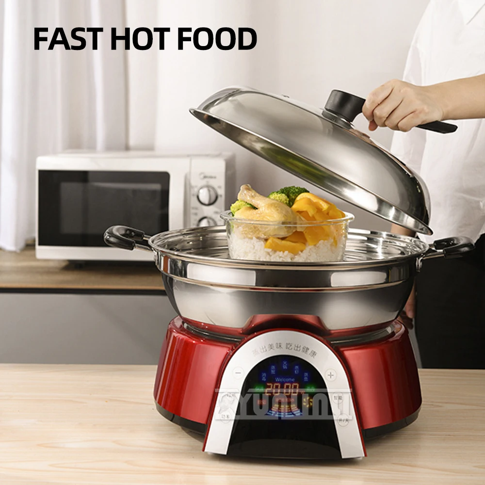 Household Steam Cooker Kitchen Electric Steamer Hot Pot Automatic Steam Pot Cocina Al Vapor