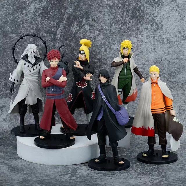 Mega Combo Naruto Action Figure + Polaroide Anime Bonecos Novo