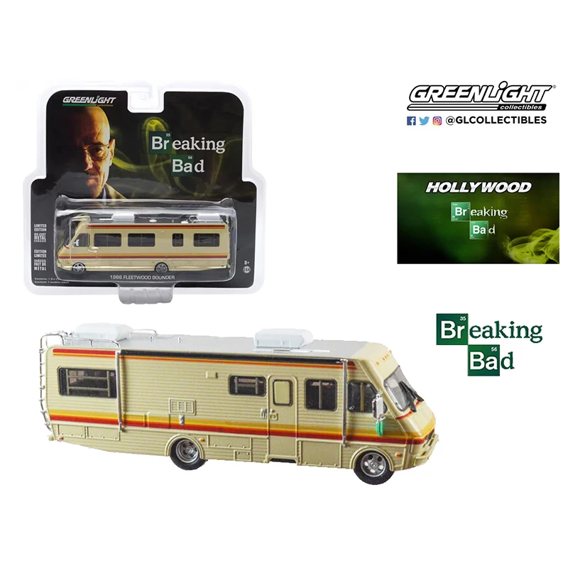 Greenlight 1:64 1986 Fleetwood Bounder RV Breaking Bad Bus RV