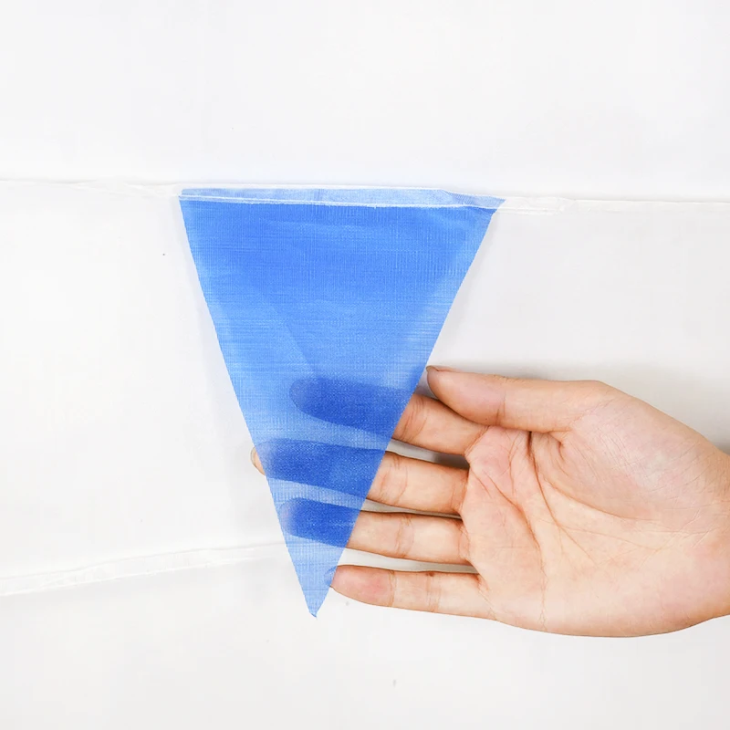 50 Meter 100 Flagge Dreieck Wimpelkette Girlande Kindergeburtstag Party Außendekoration Hochzeit Babyparty Mehrfarbiges Hängebanner – Detail 8
