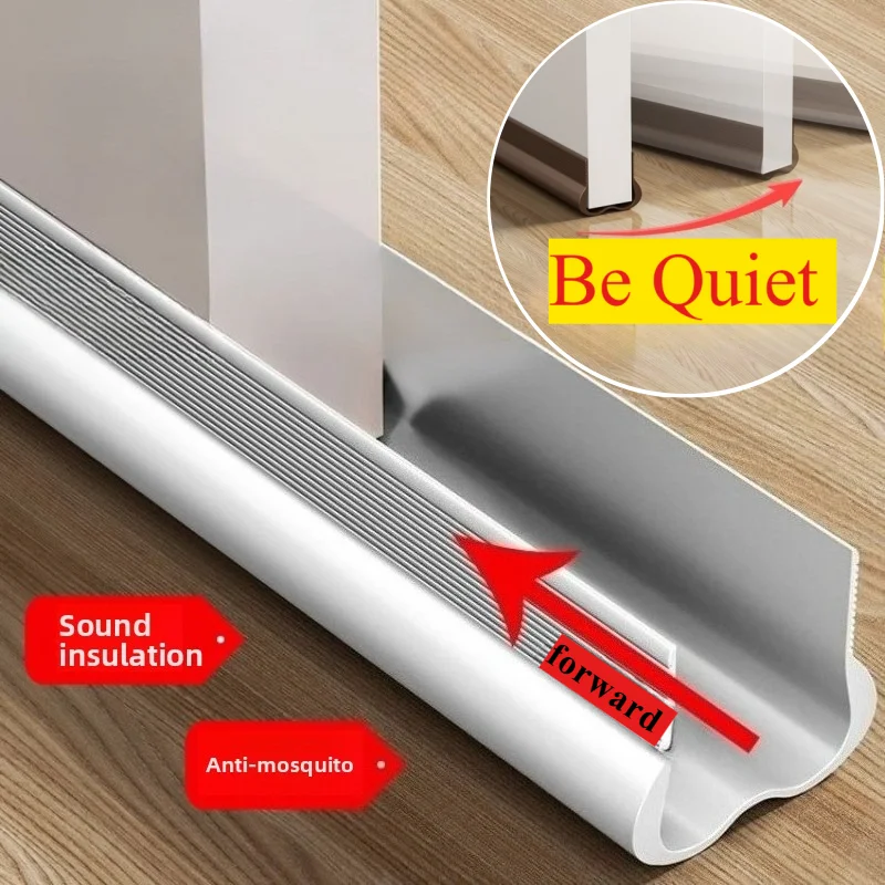 Door Seal Strip PVC Flexible Under Door Draft Stopper Soundproof Gasket Weatherstrip