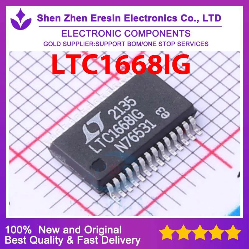 

Бесплатная доставка, 1 шт./партия, LTC1668IG SSOP28, новый и оригинальный