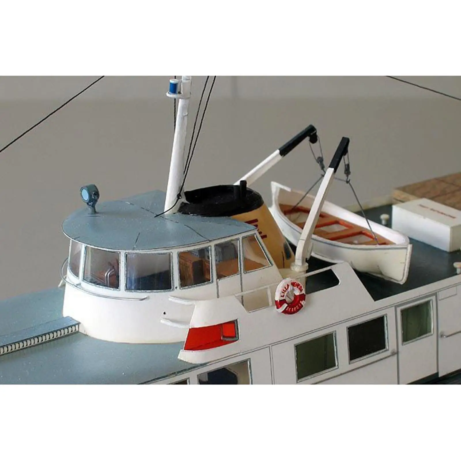 3D 1/100 리라 웨네다 발트 해군 해안 페리 보트 모델 퍼즐 조립 게임 종이 공예 장난감 수집품 사무실 장식