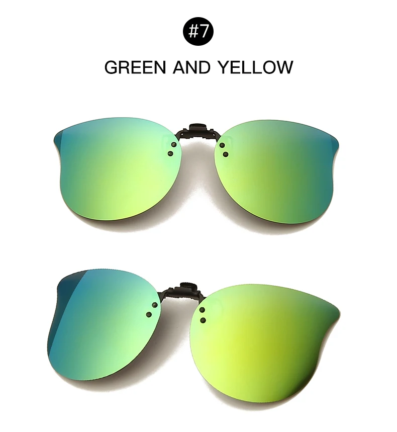 DOHOHDO Polarized Sunglasses Men Clip On Sunglasses Eyewear Accessories Photochromic Driving Goggles Women Cat Eye_voghion.com