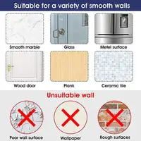 40cm Oil Proof Stickers Wallpapers Room Decoration High Temperature Resistance For Kitchen Self-adhesive Waterproof Home Posters 6