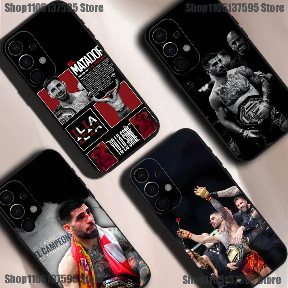 Ilia Fighting T-Topuria Black Phone Case Cover