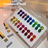 18Color Autumn Maillard Tortoise Shell Gelly Amber Cat Eye Gel Nail Polish Flash Caramel Brown Amber Gel Nail Salon use 1