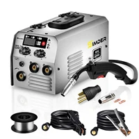 SSIMDER MIG Welder 140A 2 in 1 Stick/Flux Core Welder 110V/220v Dual Voltage Welding Machine with Flux Cored Wire MIG/ARC Welder 1