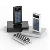 200000mAh Solar Power Bank Large Capacity USB 4 in1 Super Fast Charging USB TypeC LED Light Outdoor Power Bank For Xiaomi iPhone 6