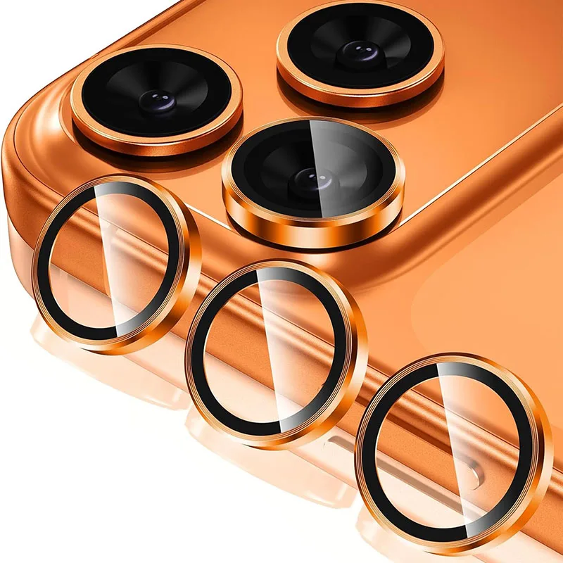 Premium Tempered Glass Metal Camera Protector Lens Cover
