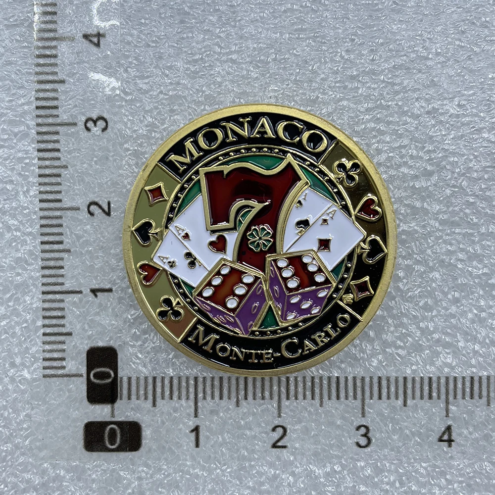 비트코인코인기념품 모나코 몬테 카를로 카지노 골드 코인 포커 패턴 번호 7 행운의 메달 컬러 전기 도금 - G마켓 모바일