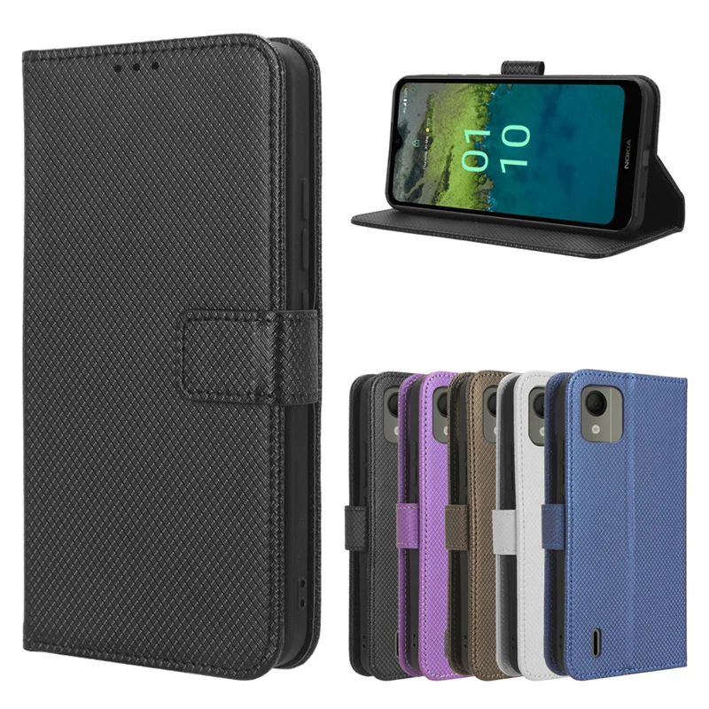 Custodia Per Telefono Per Nokia C110 Custodia 4G Custodia Per Telefono Vintage In Pelle Su Custodie Nokia C110 4G Flip Cover Magnetica Per Portafoglio