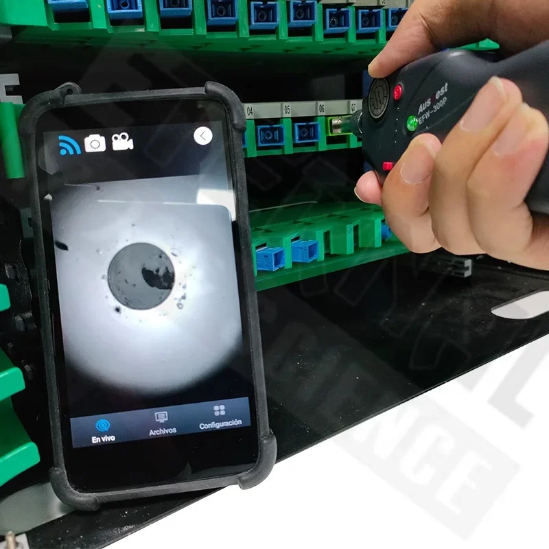 저렴한 자체 개발 FTTH 중국 섬유 스코프 제조업체 테스트 장비, 광섬유 현미경, ADSL 모뎀 라우터
